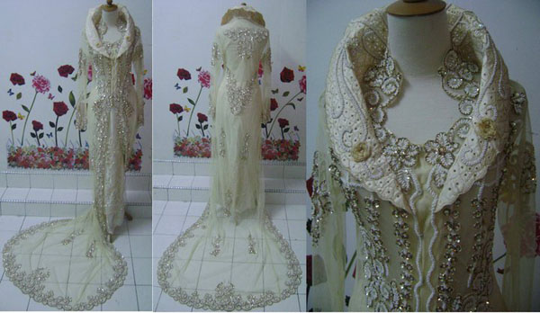 kebaya wedding modern puff sleeve