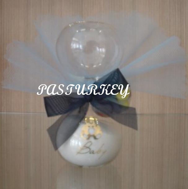 PASTURKEY ÜFLEME CAM BABY AYICIK BASKILI BEBEK HEDİYELİĞİ KUM SAATLERİ