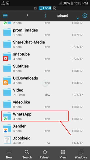 How Save Whatsapp Status Videos And Photos find whatsapp folder in file manager android