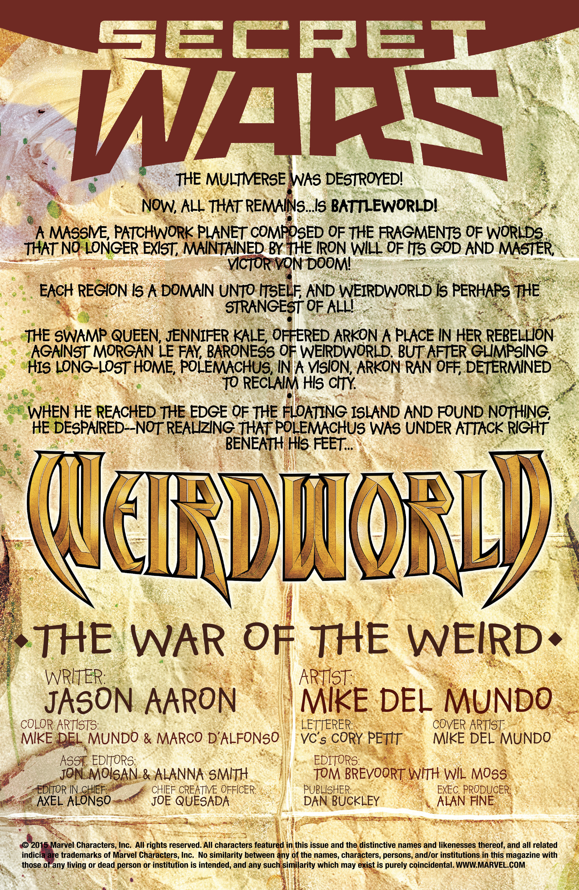 Read online Weirdworld (2015) comic -  Issue #5 - 2