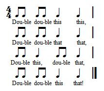 Double double this that: A fun hand jive for your elementary music lessons!