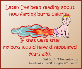 Farting Reduces Calories meme | www.BakingInATornado.com | #funny #MyGraphics