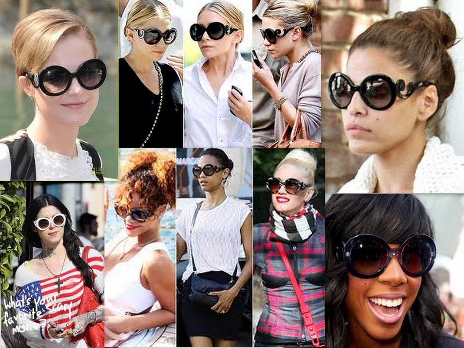 anniegogglyn: Spotted&hellip;Celebrities wearing Prada Sunglasses!