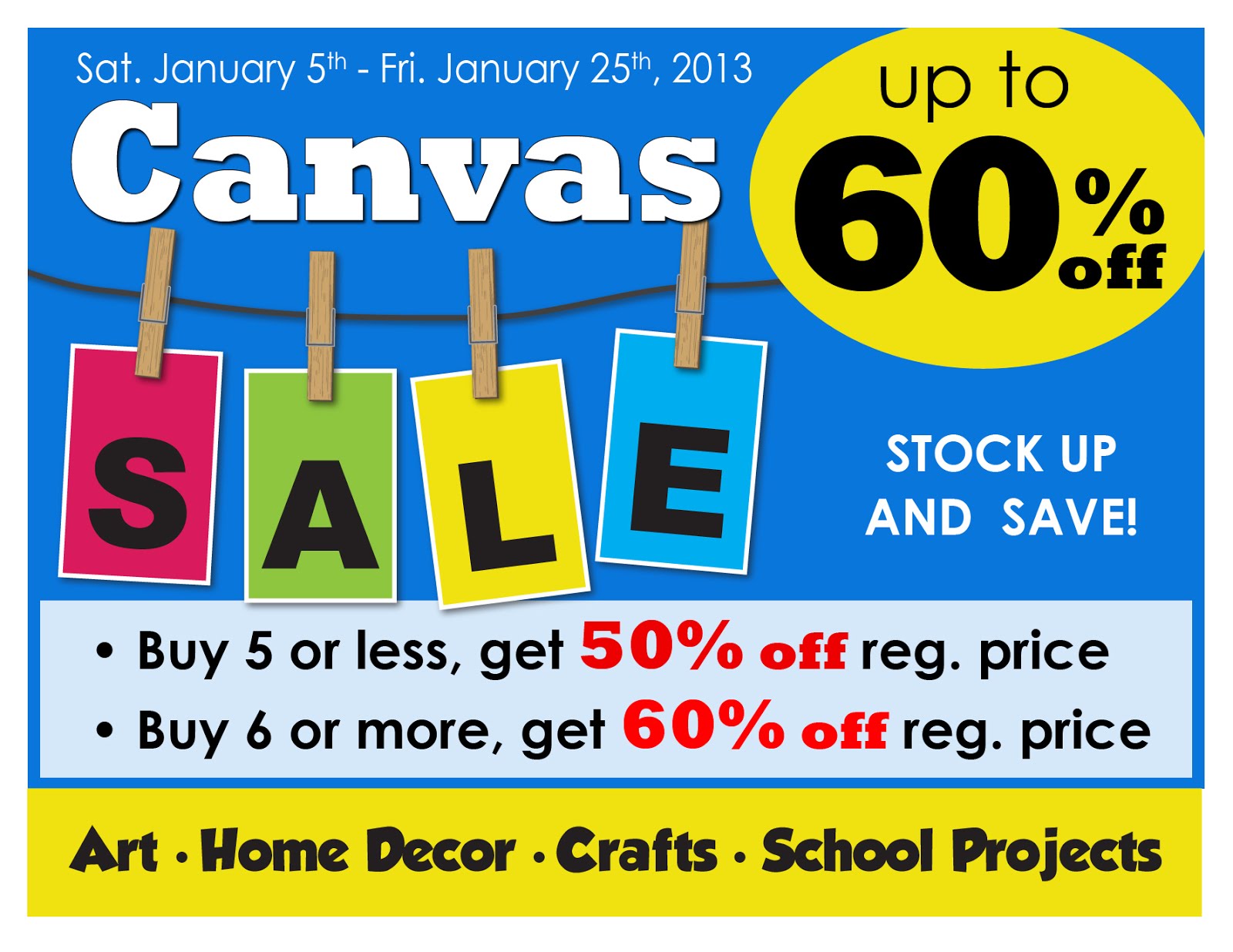 Ben Franklin Crafts and Frame Shop, Monroe, WA Canvas Sale up to 60 Off