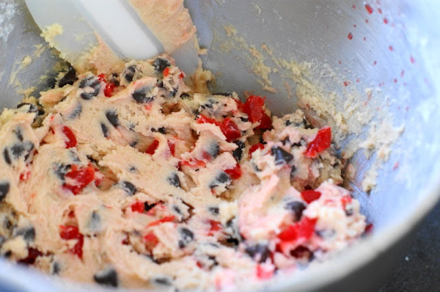 Cherry Chocolate Chip Cookie Batter Image