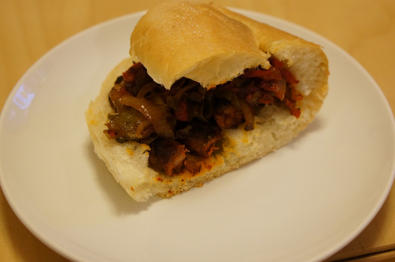 Wannabe Foodie Hot Italian Sausage Hero