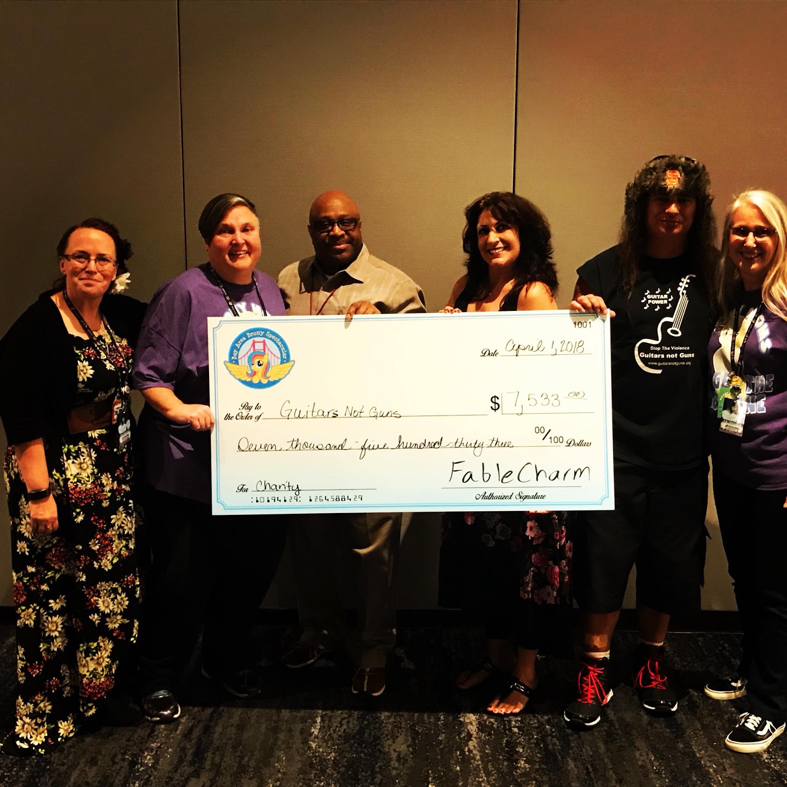 Guitars Not Guns, Inc. California BABSCON 2018 SPECTACULAR