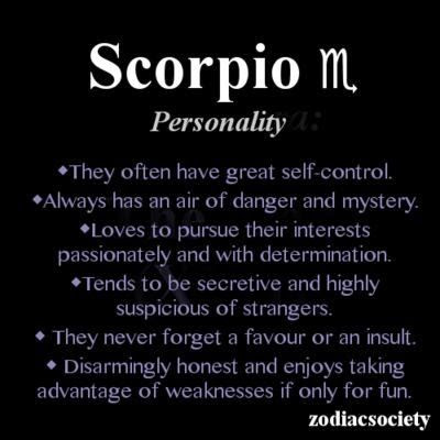 Scorpio Personality | Scorpio Quotes