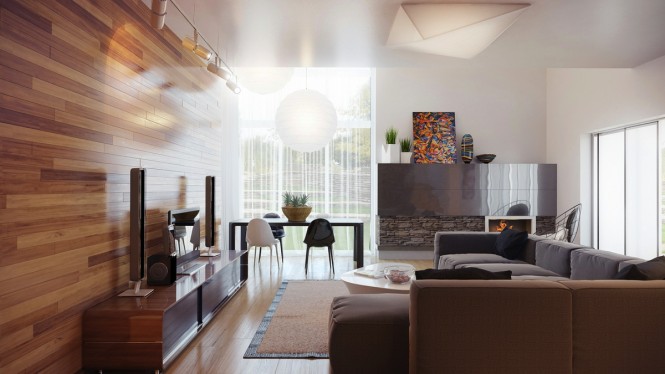 Hogares Frescos: De Visa a su Sala con tonos Modernos y Explosivos