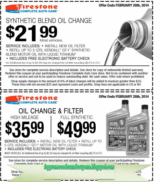 Free Promo Codes and Coupons 2023 Firestone Coupons