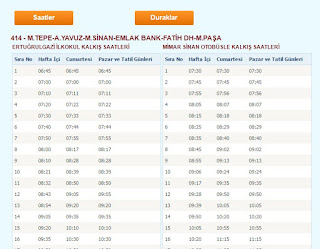 Gebze Ulasim Ve Toplu Tasima Bilgi Paylasim Platformu Nisan 2017