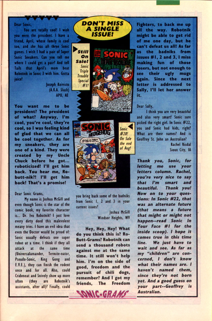 Sonic The Hedgehog (1993) issue 27 - Page 28