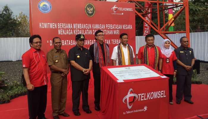 Berkomitmen Jaga Kedaulatan RI, Telkomsel Dorong Pembangunan Daerah Perbatasan