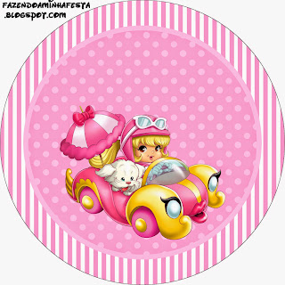 Penelope Glamour Bebé: Etiquetas para Candy Bar para Imprimir Gratis. Toppers o Etiquetas de Penelope Glamour Bebé para imprimir gratis.