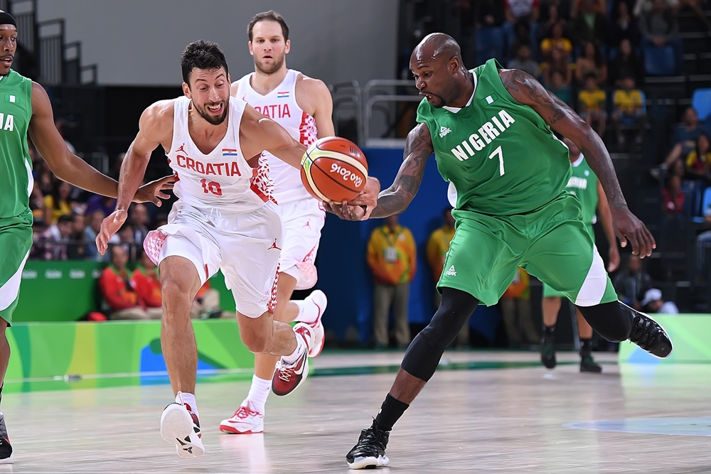 Get9jaSports Rio Olympics Basketball D'Tigers of Nigeria beat Croatia