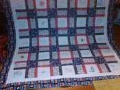 QFC Veteran's Embroidered Quilt #2