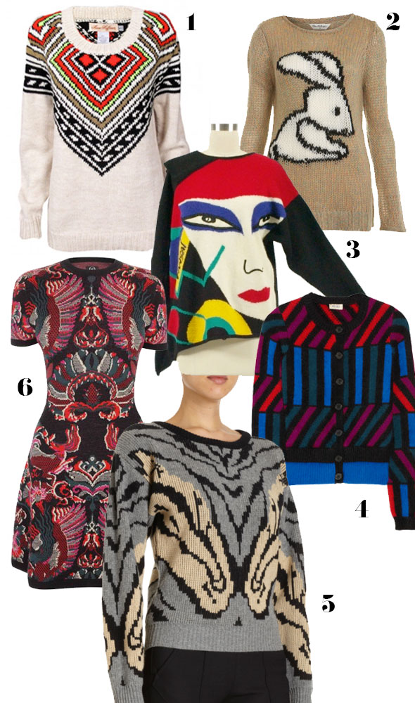 Printsource Intarsia Sweaters