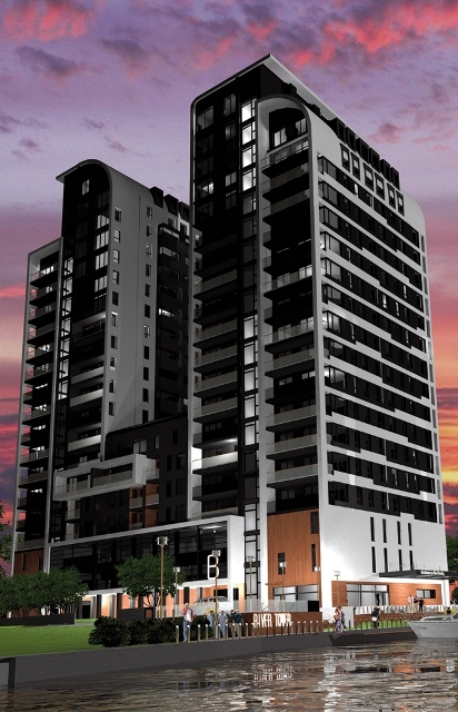 Budowa River Tower Bydgoszcz KWK Construction