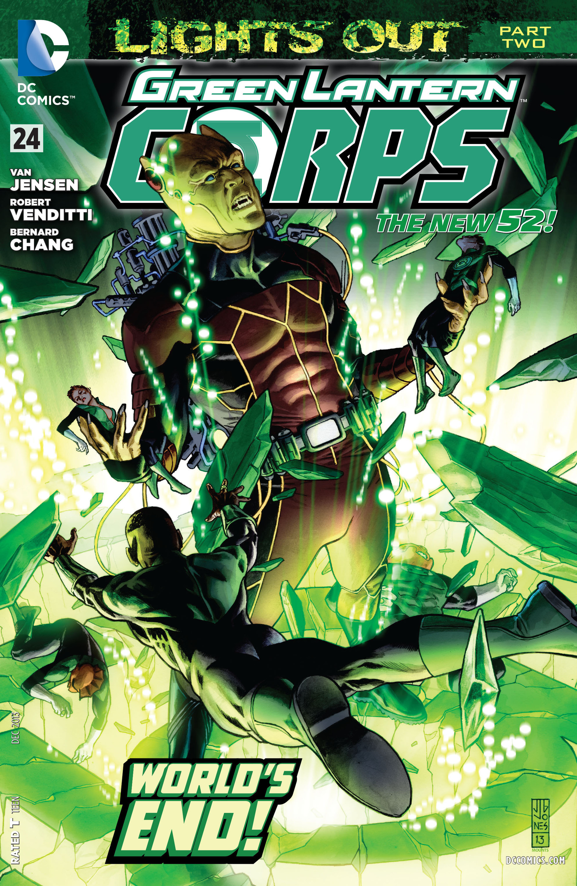 Read online Green Lantern Corps (2011) comic -  Issue #24 - 1