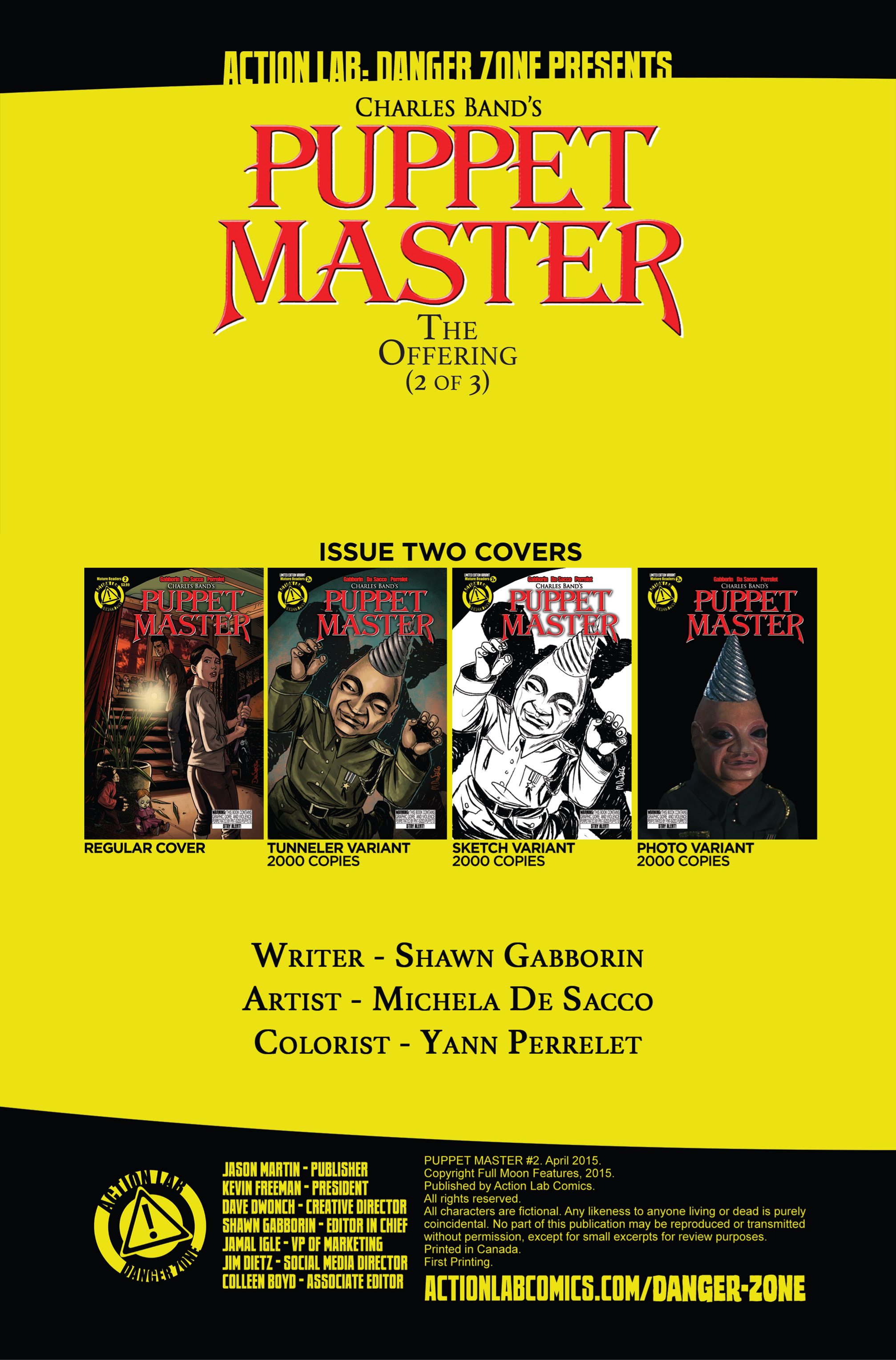 Read online Puppet Master (2015) comic -  Issue #2 - 2