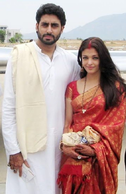 Actresses with younger husband - Aishwarya Rai and Abhishek Bachchan