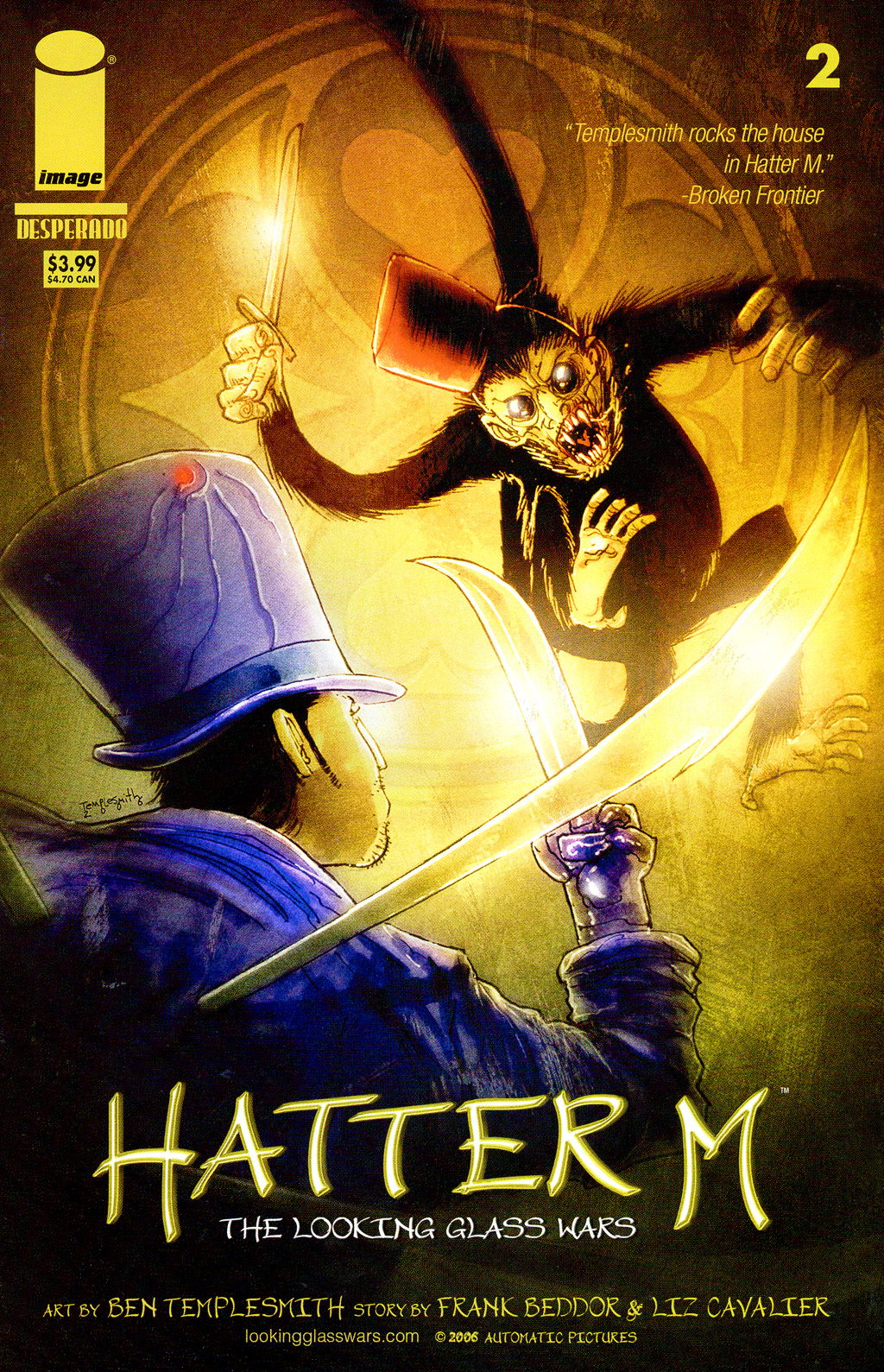 Read online Hatter M: The Looking Glass Wars comic -  Issue #2 - 1