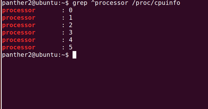 Linux Module to print number of CPU's