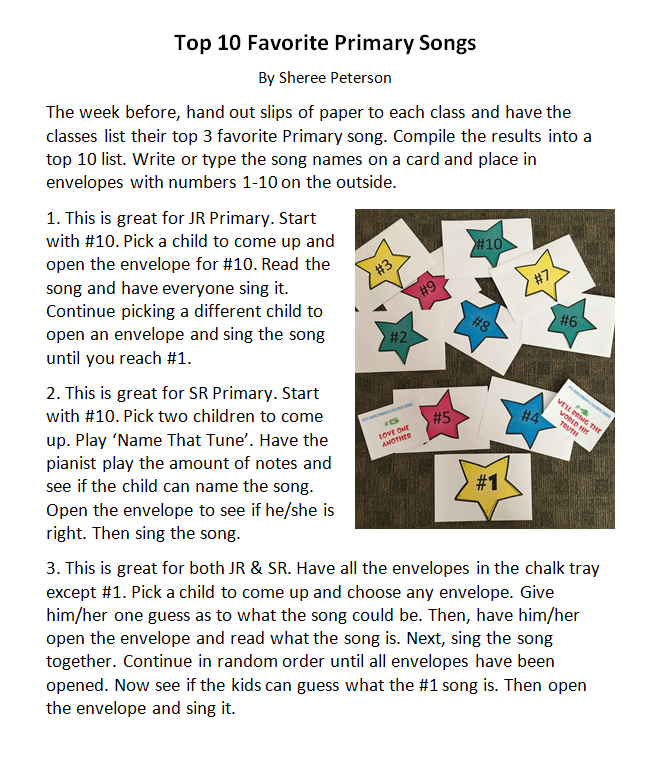 The Primary Pad Top 10 Favorite Songs