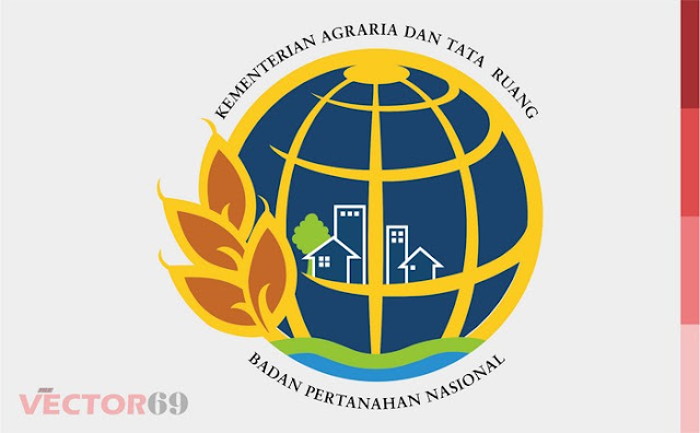Logo Kementerian Agraria dan Tata Ruang (ATR-BPN) Badan Pertanahan Nasional Indonesia - Download Vector File PDF (Portable Document Format)
