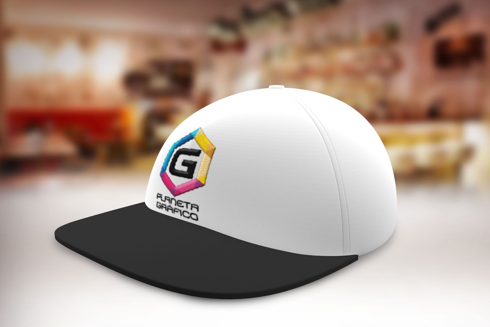 Gorra Mock Up Gráfico