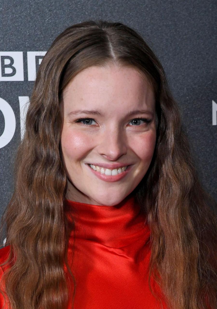 Morfydd Clark at His Dark Materials TV Show Premiere in London
