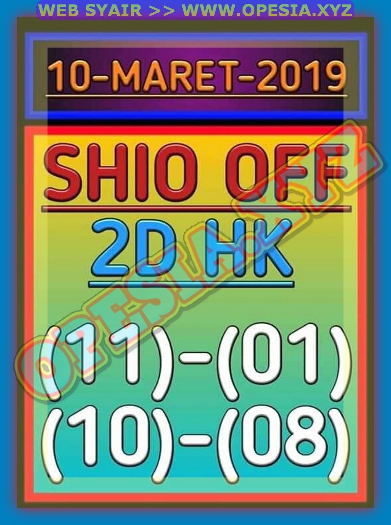 Forum Syair Hk Malam Ini Minggu 10 Maret 2019 Opesia Official