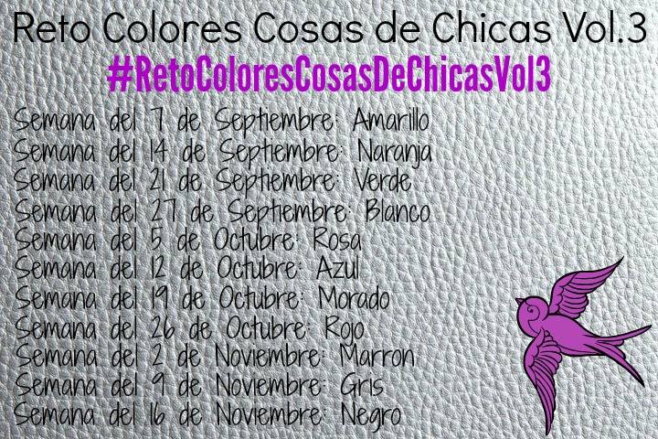 Reto Colores Cosas de Chicas Vol.3