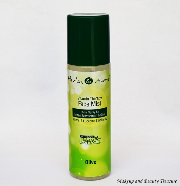 Makeup and Beauty Treasure Herbs & More Vitamin Therapie Face Mist Review