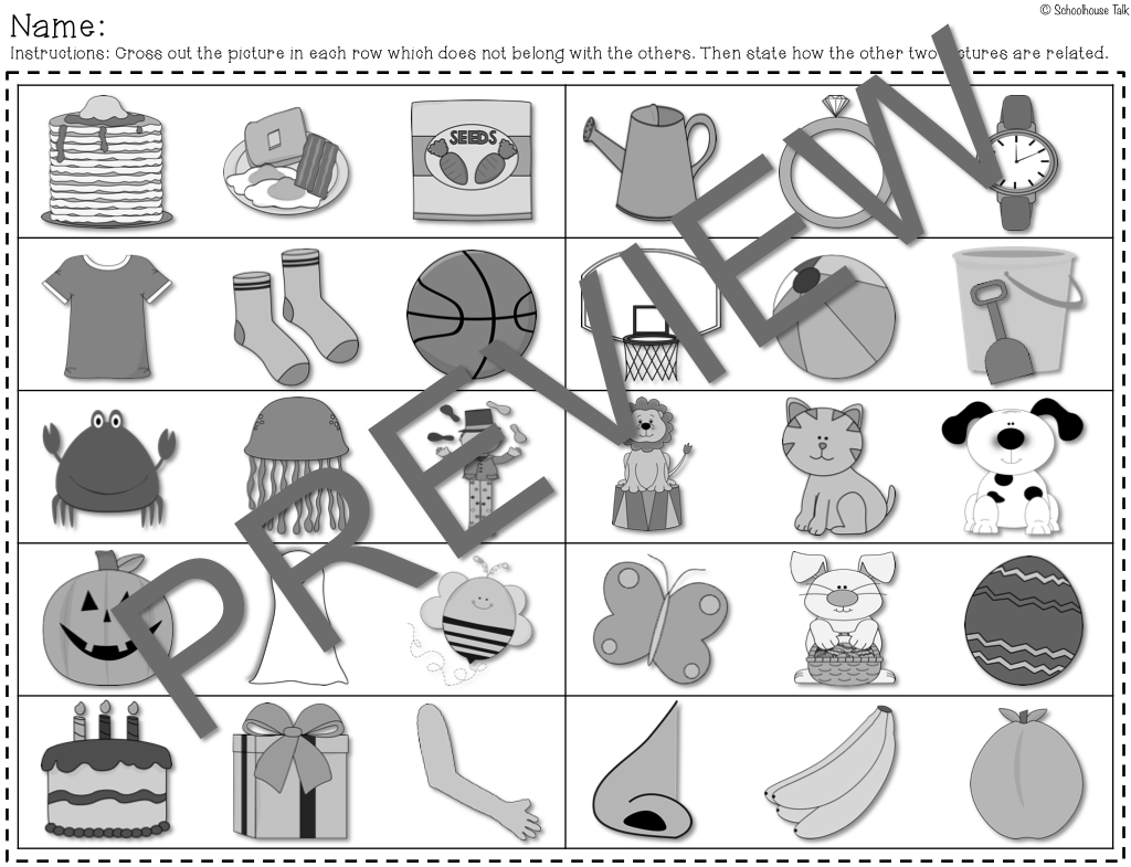 Schoolhouse Talk! Umbrella Categories