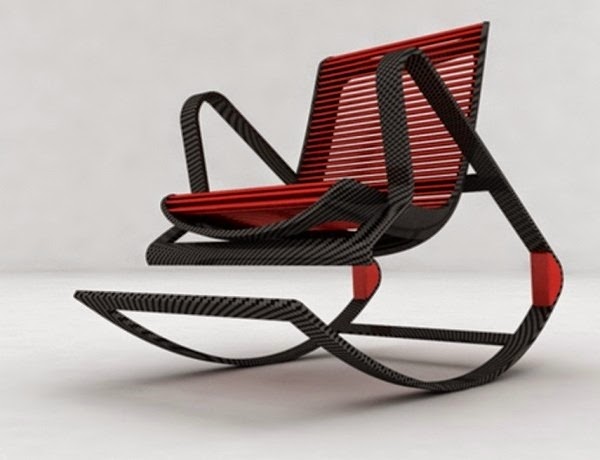 Contemporary rocking chair for relaxing hours