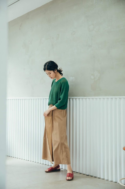 凌晨飛行計畫抽繩綁帶褲裙-完美清晨卡其