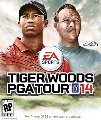 TW PGA Tour 14, Boxart, Tiger Woods, Arnold Palmer