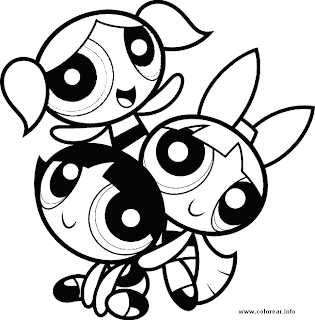 powerpuff girl coloring pages