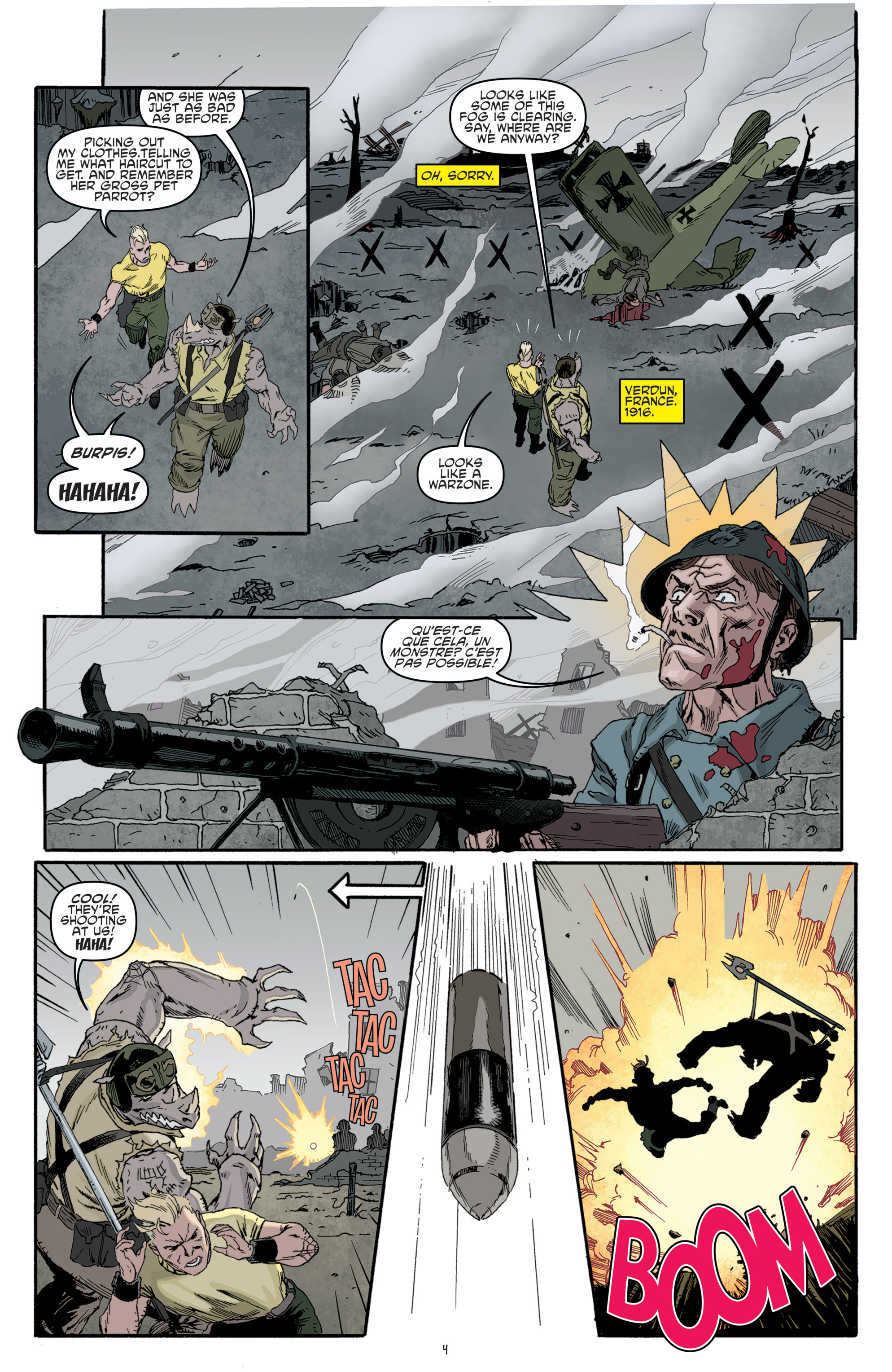 Read online Teenage Mutant Ninja Turtles Bebop & Rocksteady Destroy Everything comic -  Issue #4 - 6