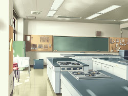 anime landscape background scenery kitchen backgrounds indoor classroom episode hotel cooking class japanese