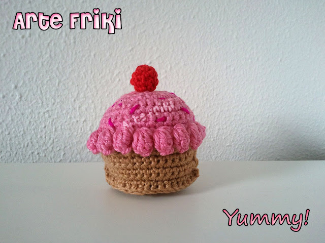 cupcake pastel amigurumi crochet ganchillo