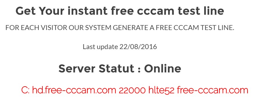 Cccammania: Générateur Cccam Gratuit ! Free-Cccam