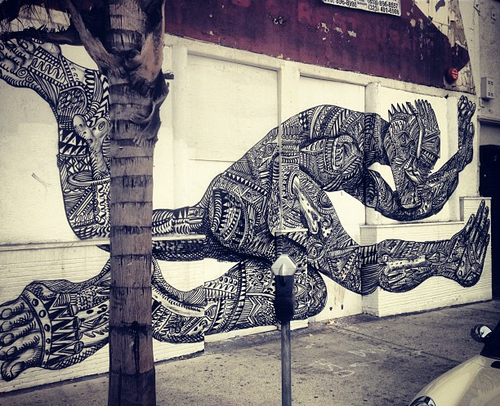 Arsaroceu Graffiti Alphabet A Z Black And White