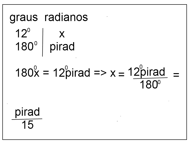 Faça As Conversões De Graus Para Radianos