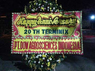 Bunga Papan Ucapan Anniversary Therminix Bogor