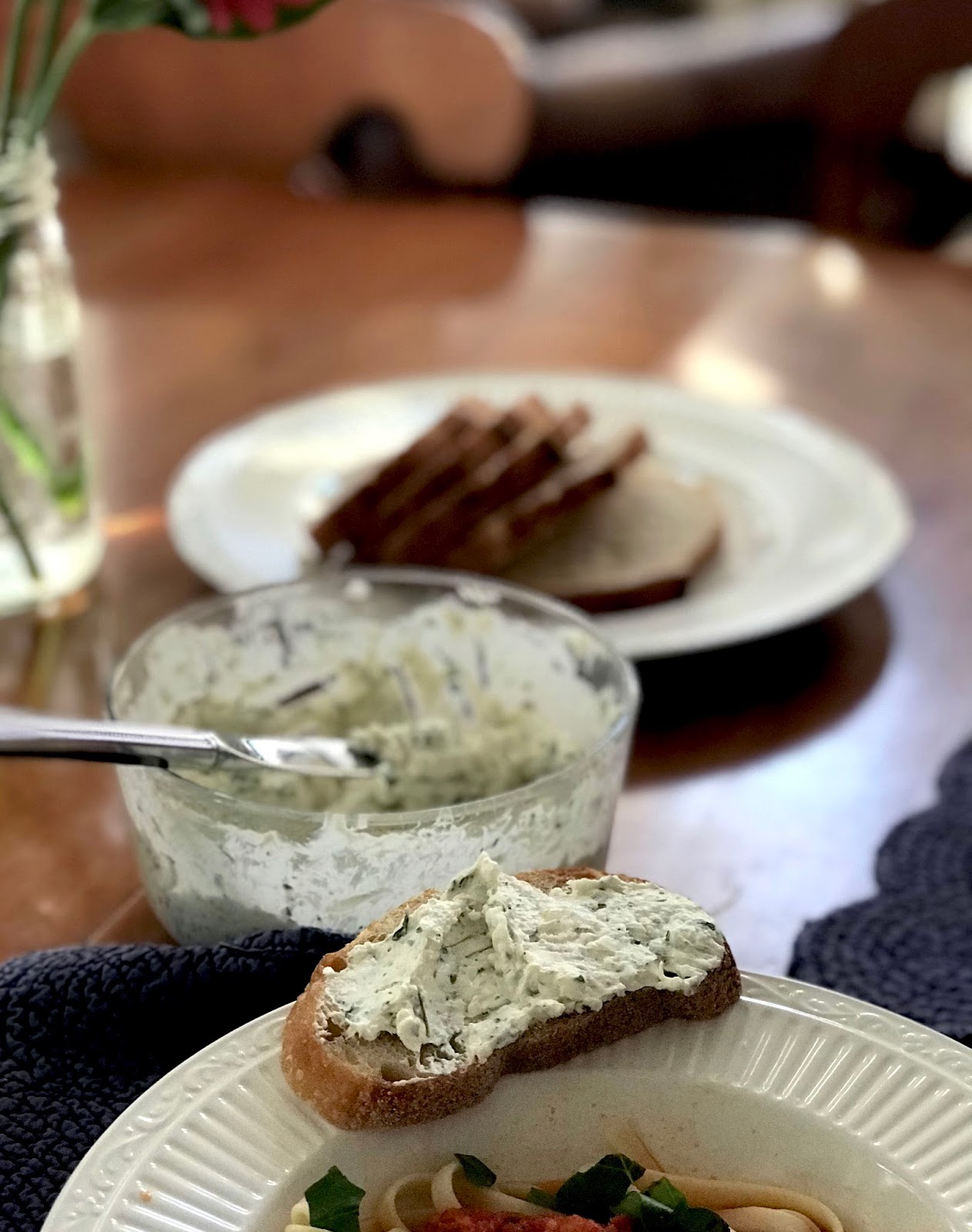 Making a House a Home Garlic Cream Cheese Spread...