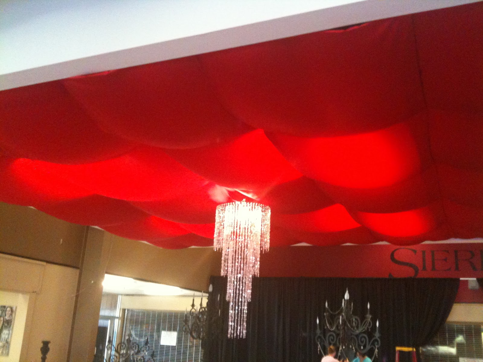 Studio B Event Designs WHAT TO DO WITH UGLY CEILINGS?