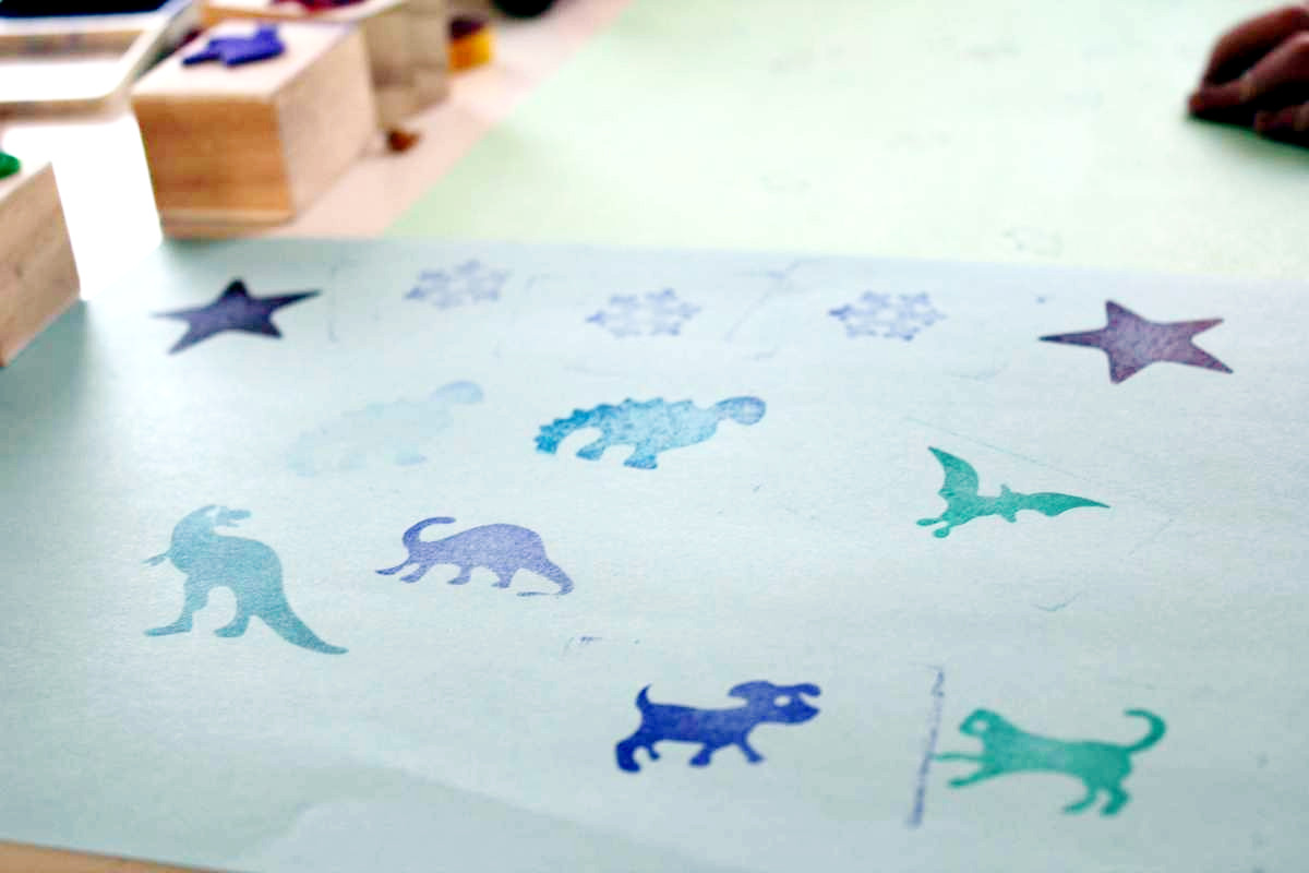DIY Foam Sticker Stamps momgineer