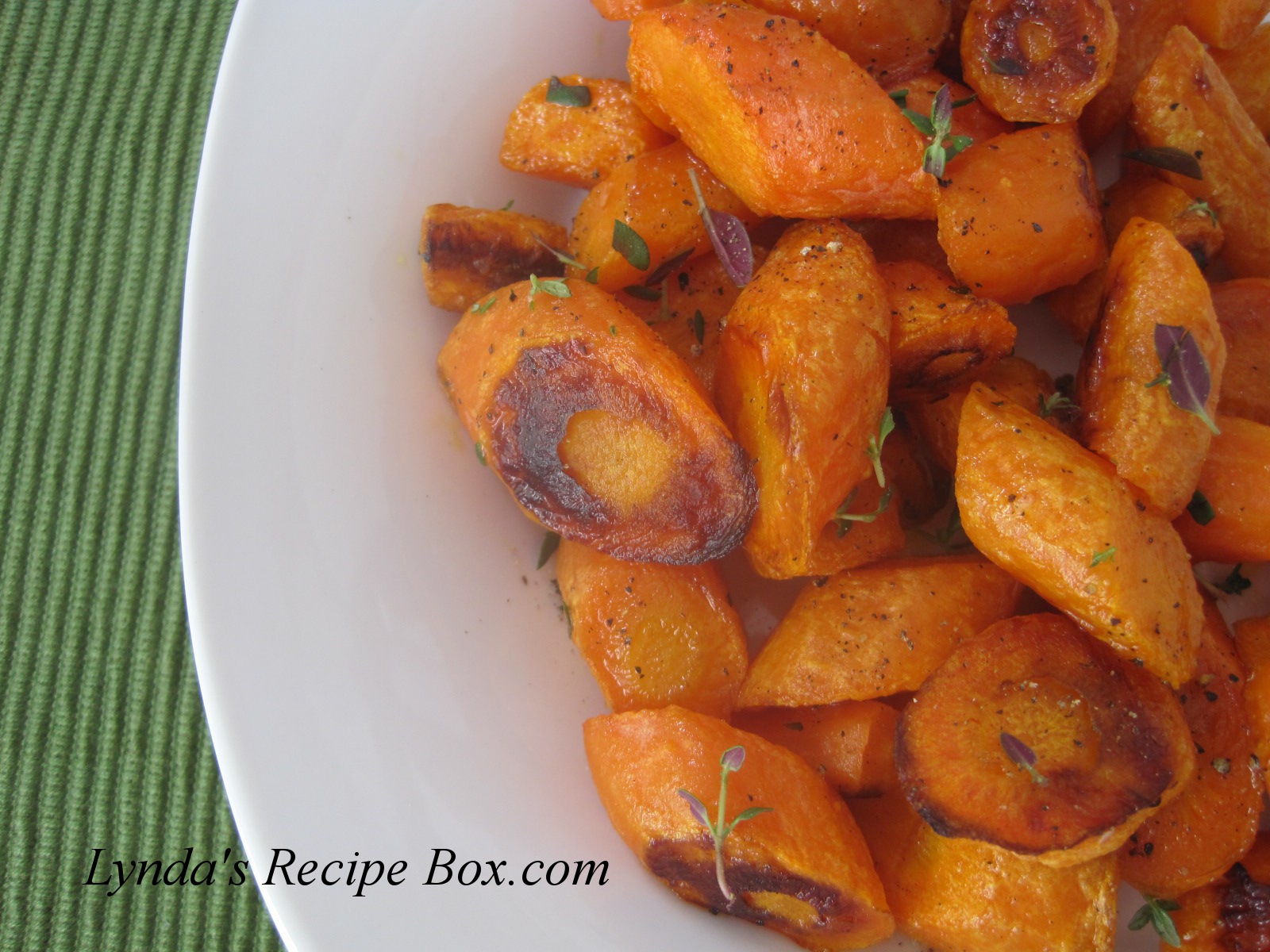 Lynda's Recipe Box: Oven Roasted Carrots